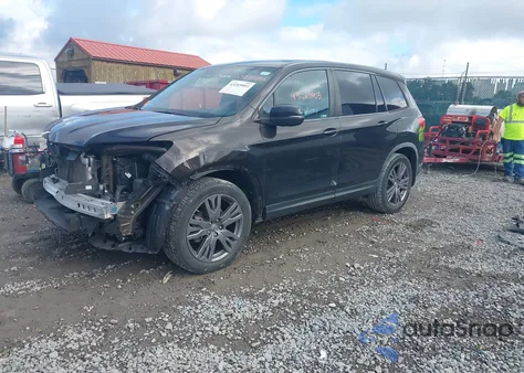 2019 Honda Passport Ex-L из США, поврежденный, VIN 5FNYF7H54KB009055